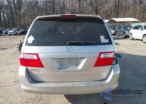 2007 Honda Odyssey Ex-L from USA, damaged, VIN 5FNRL38717B137980